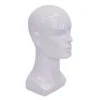 Male Hairpiece Display Mannequin Head White Glossy -Wavy Hair Shop Mannequin Head White Glossy 25673.1649949772