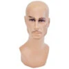 Male Mannequin Head With Makeup -Wavy Hair Shop Mannequin Head Men 5 17495.1649881706