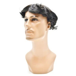 Male Mannequin Head With Makeup -Wavy Hair Shop Mannequin Head Men 7 12074.1649881555