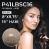 P41LBSC16 Skin Base Remy Human Hair Topper For Women -Wavy Hair Shop P41BSC 1 06242.1683920010