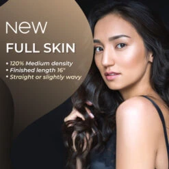 P41LBSC16 Skin Base Remy Human Hair Topper For Women -Wavy Hair Shop P41LBSC16 4 73780.1683920464