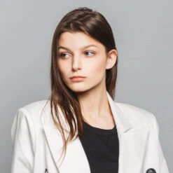 P46BSC Mono Lace Top Human Hair Topper With Clips -Wavy Hair Shop P46 2 40904.1683912535