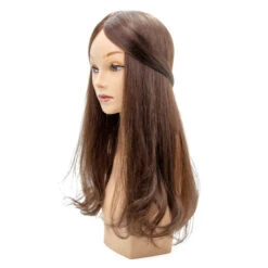 P6818 - Double Mono Top Remy Human Hair Topper With 18" Long Hair -Wavy Hair Shop P6818 4 11816.1669054700