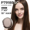 P7918BSC - Mono Center Women's Hairpiece (Basic Version) -Wavy Hair Shop P7918BSC NEW 53255.1682451347