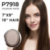 P7918 Double Monofilament Hairpiece | Mono Top With Poly Perimeter -Wavy Hair Shop P7918 NEW 66241.1682450910