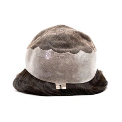 Mens Partial Wig PW106HD French Lace Poly Back Men's Hairpiece -Wavy Hair Shop PW106HD 3 07256.1666883400