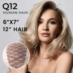 Queen 12 Women’s French Lace Hair Topper