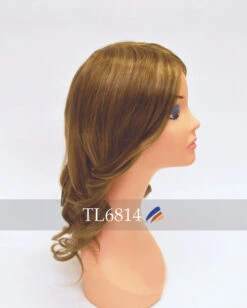 Premium Human Hair Top Lace 6814 French Lace Top Hairpiece -Wavy Hair Shop TL6814.2 04124.1598647347