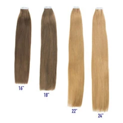16" Tape In Hair Extensions 20 Pieces 50 Grams Hair -Wavy Hair Shop Tape in 2 00435 03515.1675112019