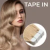 24" Tape In Hair Extensions 20 Pieces 50 Grams Hair -Wavy Hair Shop Tape in Thumb2 02800 23103.1675181776