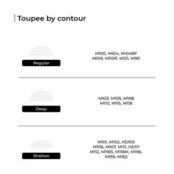 Mens Toupee M103 7.5"x10" Fine Welded Mono Lace Hairpiece -Wavy Hair Shop Toupee by contour 27470.1640037366