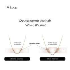 M161V Mens Toupee 8"x10" Poly Skin V Loop Mens Hair System -Wavy Hair Shop Vloop 87196.1659549806