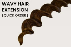 I TIP & NAIL TIP Wavy Hair Extensions 50 Strands 3A