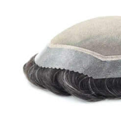 Mens Toupee M100 6.5"x 8.5" Mono Top -Wavy Hair Shop apiasshwz 77266.1645220067