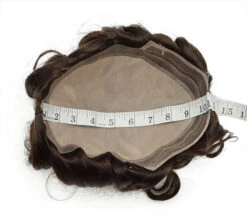 Mens Toupee M179 8"x10" Injected Poly Skin Lace Front W/ Mono Silk Inner Layer -Wavy Hair Shop apiwtky4h 19609.1645219723