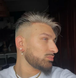 Mens Toupee M116S 6"x8" Swiss Lace Poly Back Mens Hairpiece -Wavy Hair Shop image 42648.1686327072