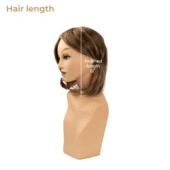 Q12HP Premium Remy Human Hair Topper | French Lace Top Piece -Wavy Hair Shop length 06499.1689615165