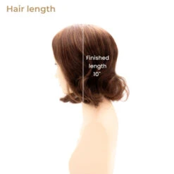 EV6810 Mono Silk Top Volumizing Human Hair Topper -Wavy Hair Shop length 81867.1683916334