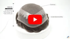 Toupee M204 French Lace Front And Top Hairpieces For Men Hair System -Wavy Hair Shop m204 aDr4nuJMMnA 97859.1639768959