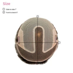 Lace Weft 7914 - Women's Lace Front Hair Topper -Wavy Hair Shop size 12794.1688573957